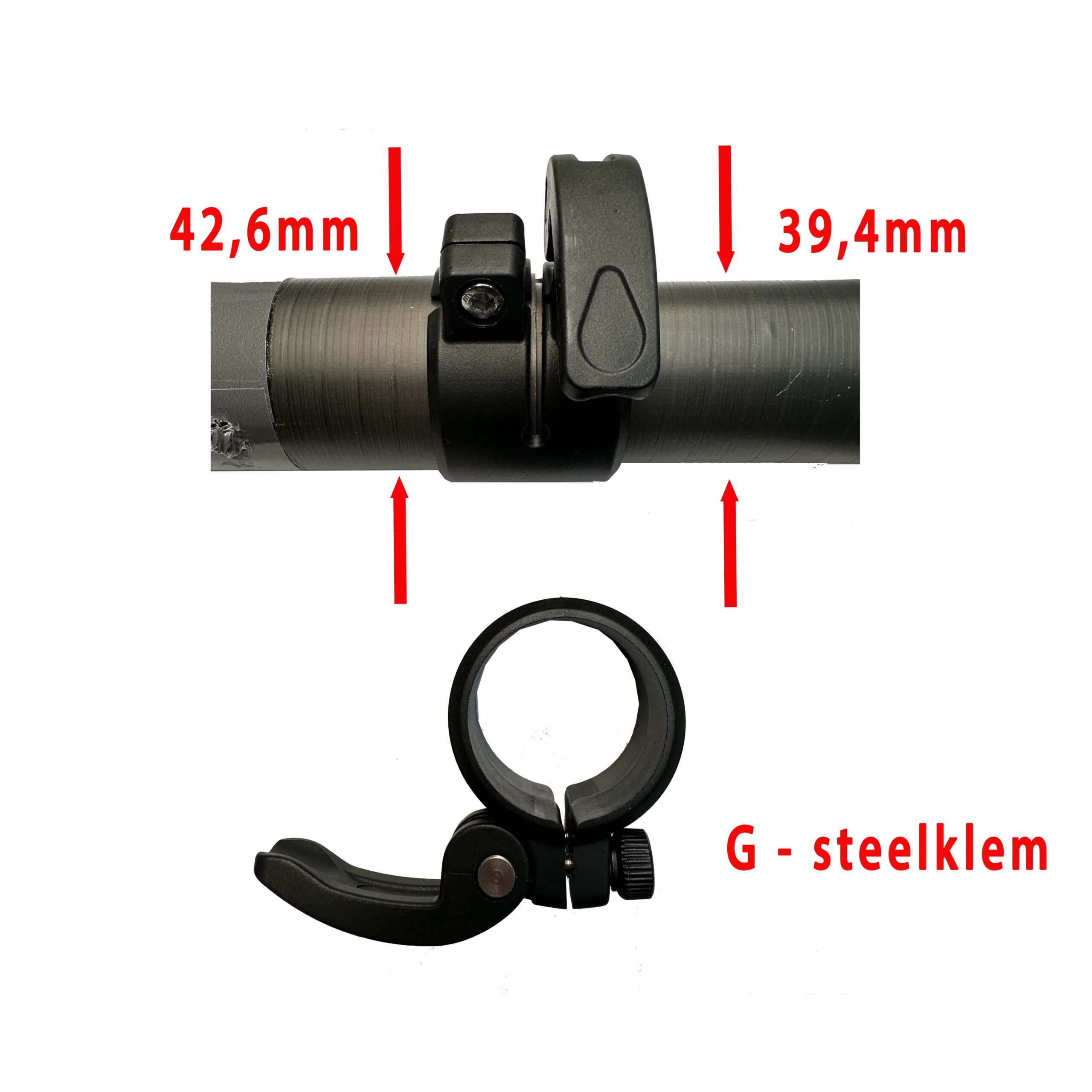 Steelklem G – 42,6mm / 39,4mm